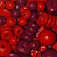 Mini sacs de perles Sycomore - Rouge / bordeaux (CRE3153)