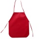 Tablier polyester rouge
