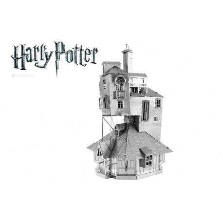 Le Terrier des Weasley, maquette 3D Harry Potter en métal
