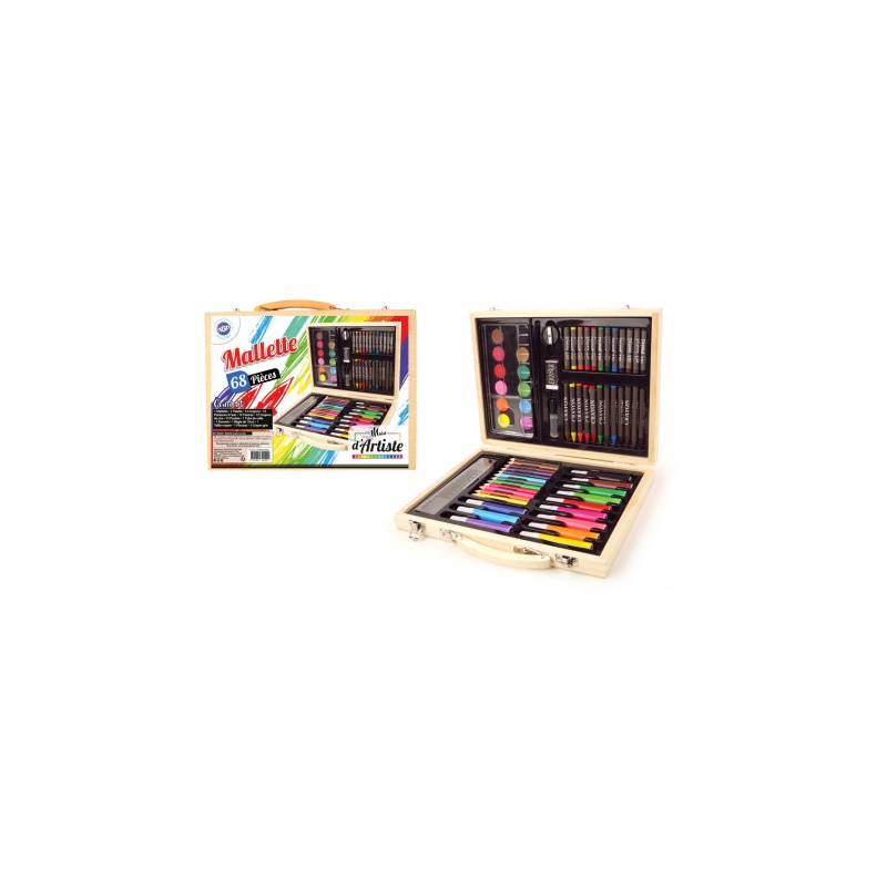 Accessoires d'artiste palette de peinture et pinceau d'artiste' Autocollant