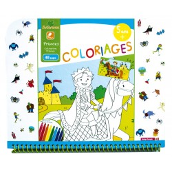 Cahier de coloriages 5+ "Princes" Sycomore