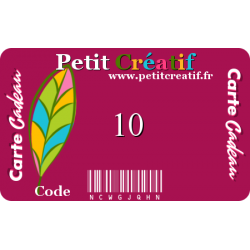 Carte Cadeau 10€