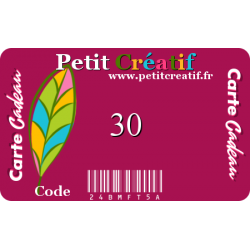 Carte Cadeau 30€