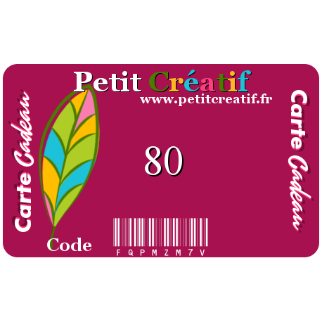 Carte Cadeau 80€