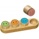 Tampons notation "smiley" en bois, Crealign