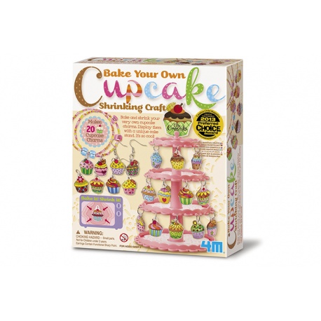 Charms Cupcake en plastique fou, 4M