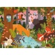 Puzzle de sol "Dans la forêt", Petit collage